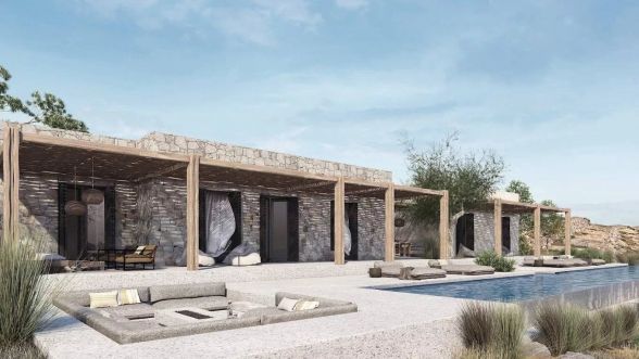 Villa avec une vue unique située à Folegrandos  