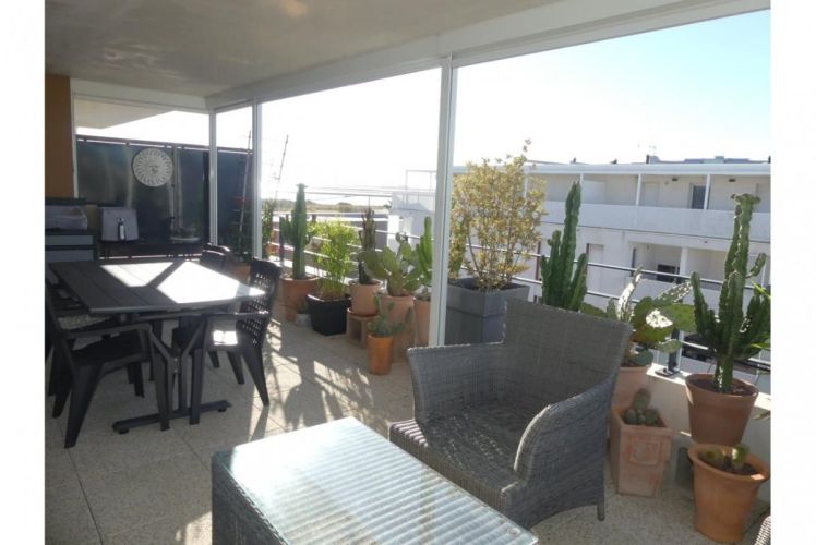 APPARTEMENT T4 87 M2 TERRASSE VUE MER FRONTIGNAN