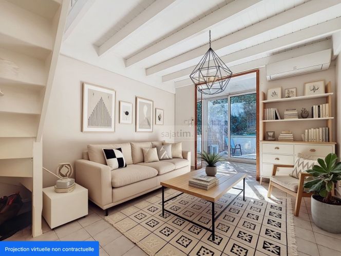 APPARTEMENT DUPLEX T3 36 M2 TERRASSE BORD DE MER LA SEYNE SUR MER