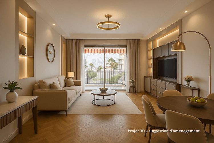 APPARTEMENT T3 71 M2 TERRASSE BORD DE MER SAINT LAURENT DU VAR