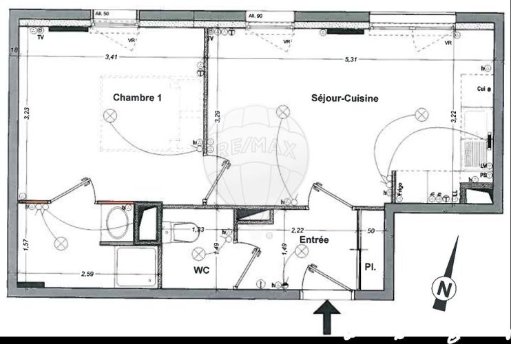APPARTEMENT T2 38 M2  NANTES