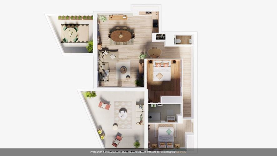 APPARTEMENT NEUF T3 75 M2 TERRASSE BORD DE MER LA PALMYRE