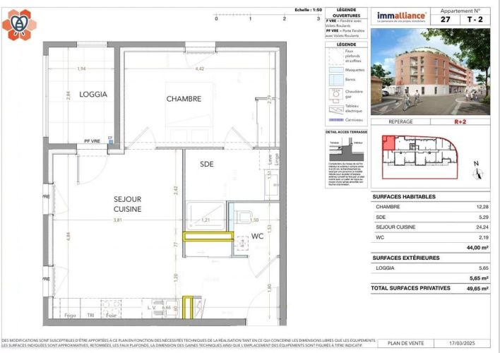 APPARTEMENT T2 44 M2 BORD DE MER MIRAMAS