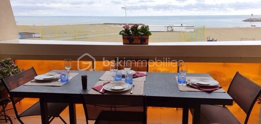 APPARTEMENT T3 58 M2 TERRASSE PIEDS DANS L'EAU PALAVAS LES FLOTS