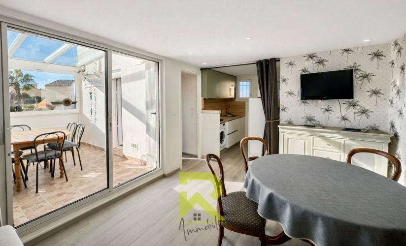 APPARTEMENT T2 38 M2 TERRASSE PLAGE à PIED LE CAP D AGDE