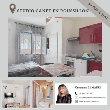 A louer STUDIO  16 M2 BORD DE MER CANET EN ROUSSILLON