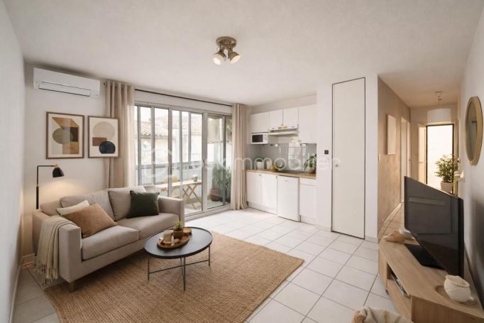 A louer APPARTEMENT T2 28 M2 TERRASSE BORD DE MER BALARUC LES BAINS