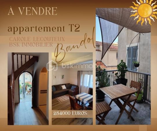 A louer APPARTEMENT T3 52 M2 TERRASSE BORD DE MER BANDOL