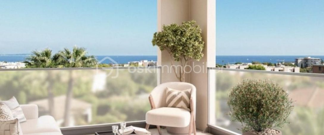 A louer APPARTEMENT NEUF T2 38 M2 VUE MER ANTIBES