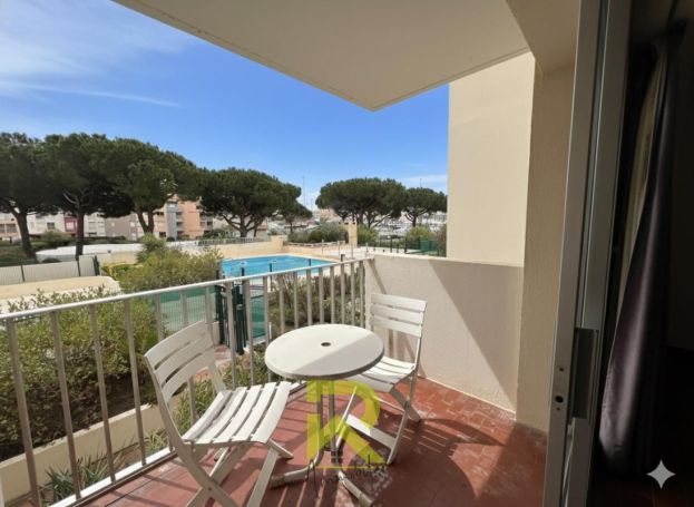 A louer APPARTEMENT T2 25 M2 TERRASSE BORD DE MER LE CAP D AGDE