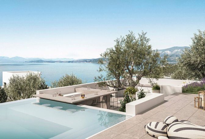 A vendre TRES belle Villa de luxe 606 M² bord de mer PILOS