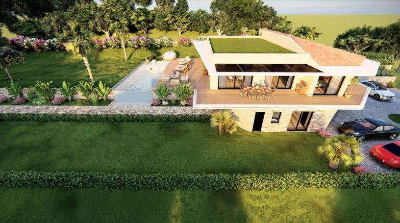 A vendre Villa CONTEMPORAINE 6 PIECES 180 M² VUE MER MANDELIEU LA NAPOULE