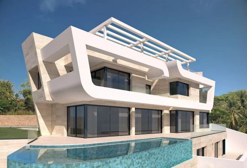 Magnifique villa de luxe avec une vue imprenable sur la mer à Benalmadenas  