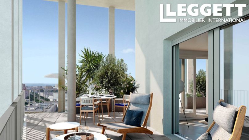 A louer APPARTEMENT NEUF T2 41 M2 TERRASSE BORD DE MER NICE
