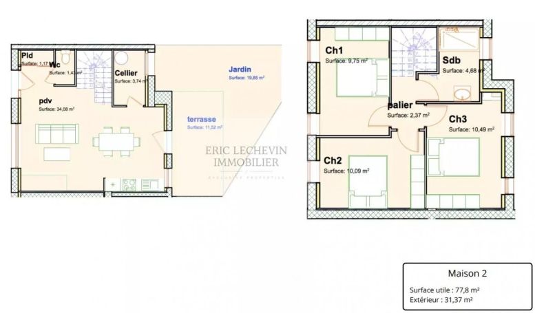 APPARTEMENT T2 35 M2 TERRASSE BORD DE MER MERLIMONT
