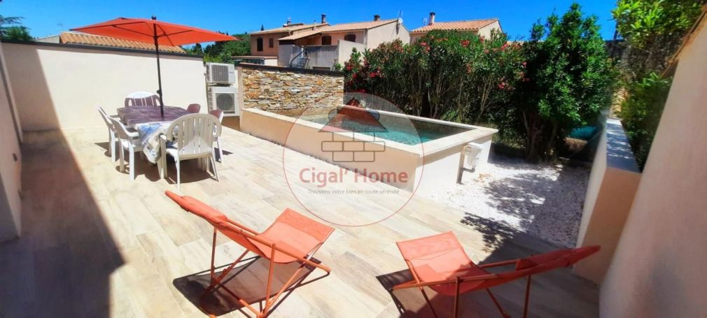A louer MAISON  CONTEMPORAINE BORD DE MER LA PALME
