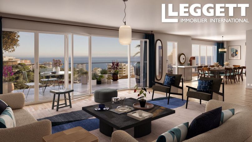A louer APPARTEMENT NEUF T4 87 M2 BORD DE MER BEAUSOLEIL