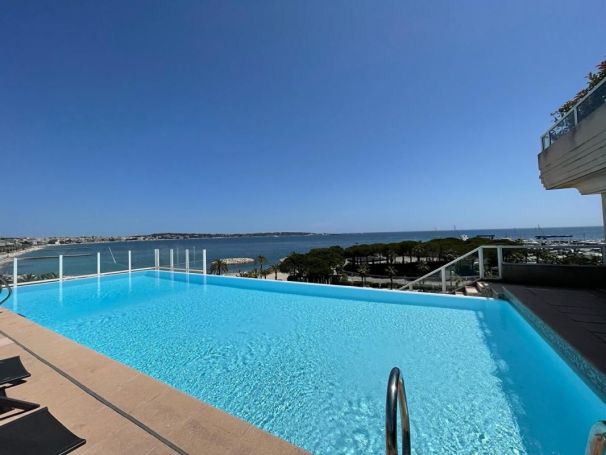 A vendre STUDIO  24 M2 TERRASSE PIEDS DANS L'EAU GOLFE JUAN