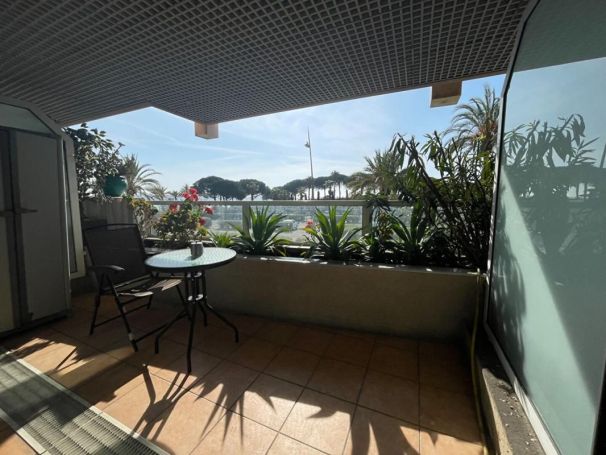 A vendre STUDIO  24 M2 TERRASSE PIEDS DANS L'EAU GOLFE JUAN