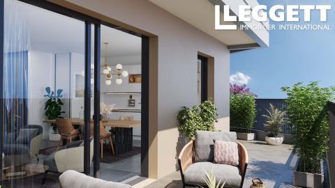 A louer APPARTEMENT DE PRESTIGE NEUF T3 49 M2 TERRASSE BORD DE MER CANNES