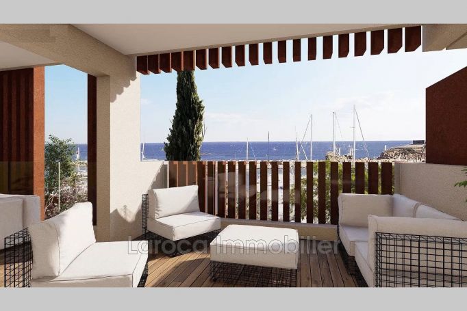 A vendre APPARTEMENT DE PRESTIGE NEUF T4 97 M2 TERRASSE PIEDS DANS L'EAU BANYULS SUR MER Front de mer