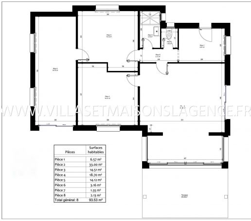 A vendre MAISON TYPIQUE 4 PIECES 93 M² LEGE CAP FERRET