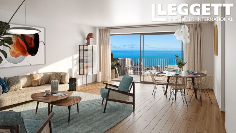 A louer APPARTEMENT NEUF T5 113 M2 TERRASSE VUE MER BEAUSOLEIL