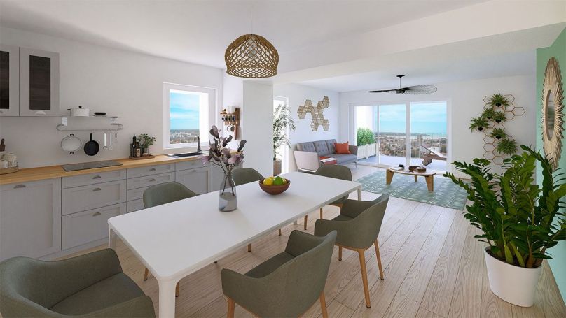 A louer APPARTEMENT T3 78 M2 TERRASSE BORD DE MER ROYAN