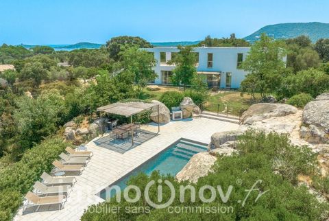 A louer MAISON  D'ARCHITECTE VUE MER SAINTE LUCIE DE PORTO VECCHIO