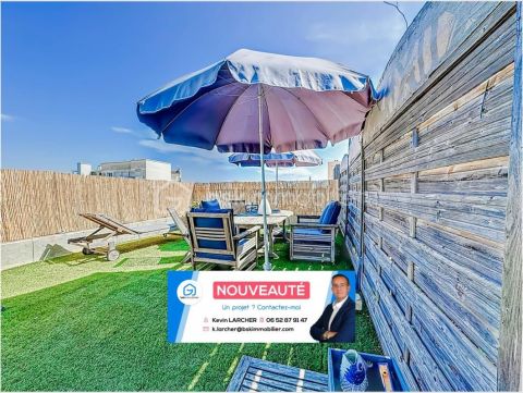 A louer APPARTEMENT T2 40 M2 TERRASSE VUE MER PALAVAS LES FLOTS