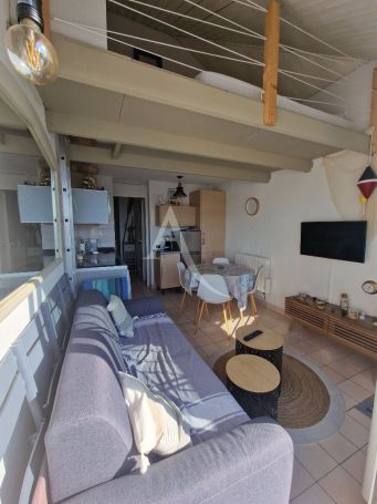 A vendre APPARTEMENT T2 21 M2 TERRASSE BORD DE MER TALMONT SAINT HILAIRE