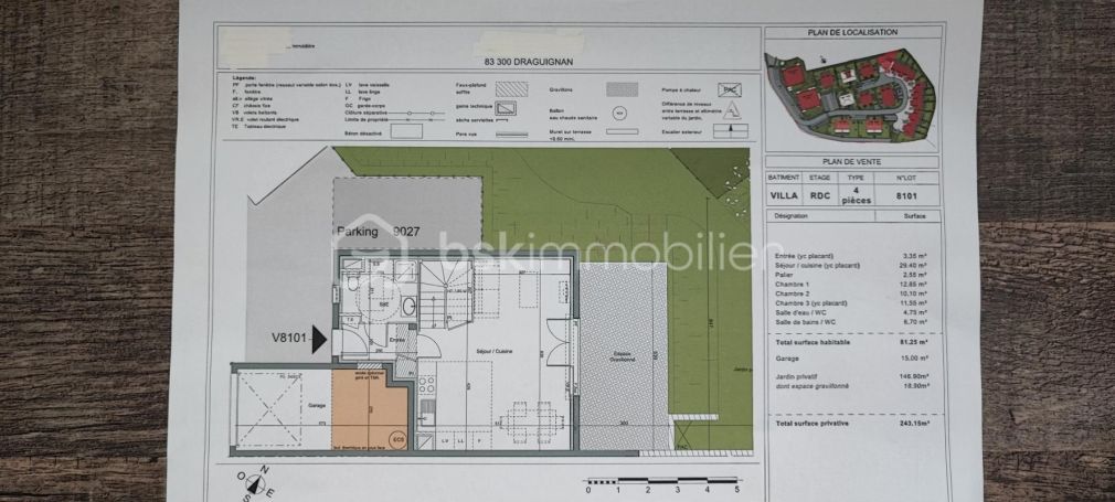 A louer MAISON  4 PIECES 81 M2  DRAGUIGNAN