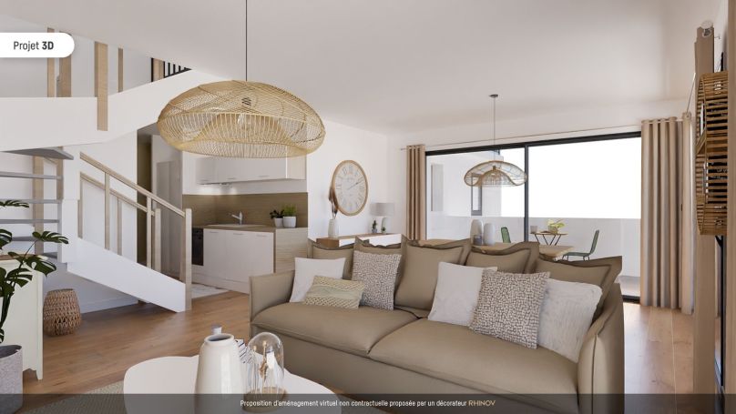 A vendre APPARTEMENT NEUF T4 96 M2 TERRASSE BORD DE MER LA PALMYRE