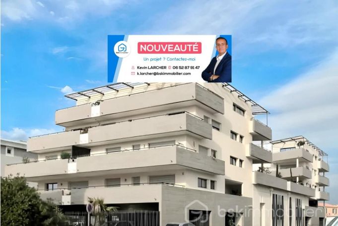 A louer APPARTEMENT T3 58 M2 TERRASSE BORD DE MER PALAVAS LES FLOTS