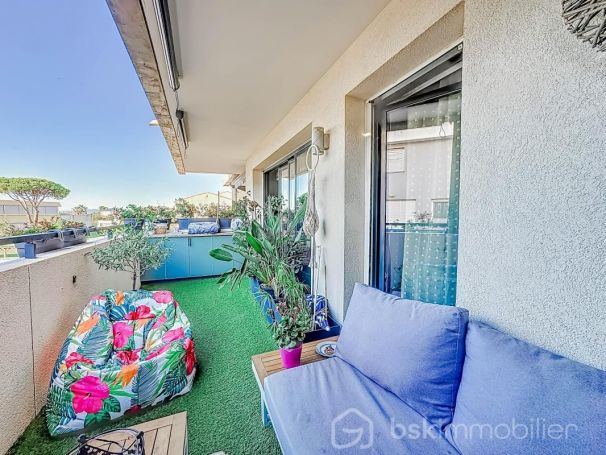 A louer APPARTEMENT T3 58 M2 TERRASSE BORD DE MER PALAVAS LES FLOTS