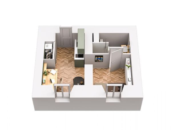A louer STUDIO  19 M2  GRASSE