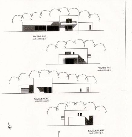 MAISON  CONTEMPORAINE BORD DE MER TANNERON