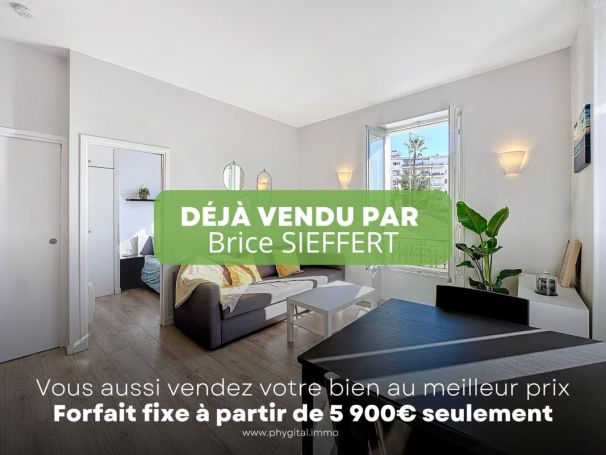 A louer APPARTEMENT T2 26 M2 BORD DE MER NICE