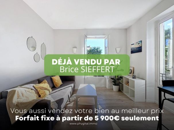 A louer APPARTEMENT T2 26 M2 BORD DE MER NICE