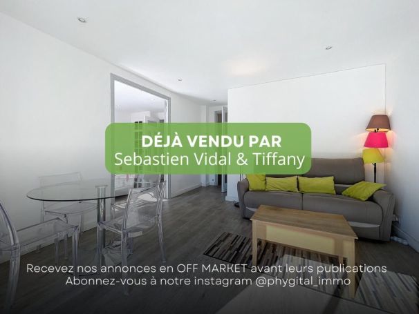 A louer APPARTEMENT T2 48 M2 PLAGE à PIED ANTIBES