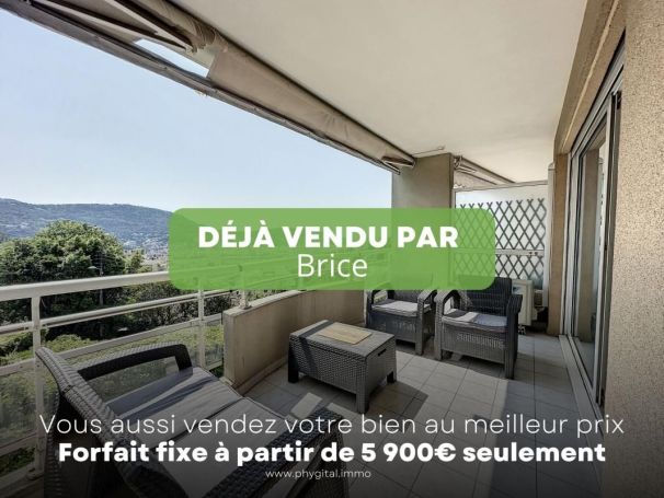A louer APPARTEMENT DE PRESTIGE T2 55 M2 TERRASSE BORD DE MER NICE