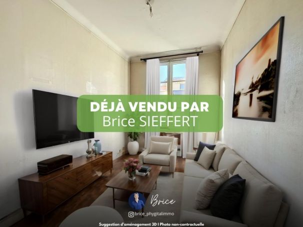 A louer APPARTEMENT T2 33 M2 BORD DE MER NICE