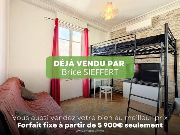 A louer STUDIO  23 M2 BORD DE MER NICE