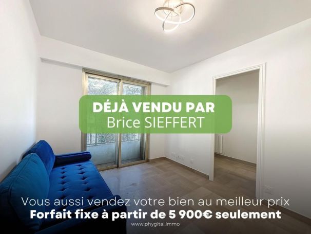 A louer STUDIO  26 M2 BORD DE MER NICE