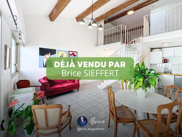 A louer APPARTEMENT DUPLEX T2 53 M2 BORD DE MER NICE