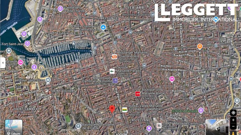 A vendre APPARTEMENT T3 85 M2 BORD DE MER MARSEILLE