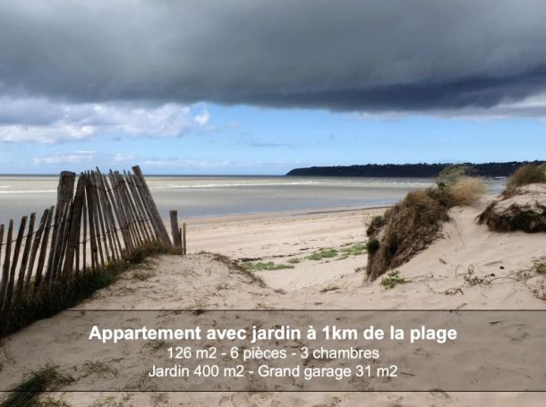 A louer APPARTEMENT T6 133 M2 BORD DE MER MERVILLE FRANCEVILLE PLAGE