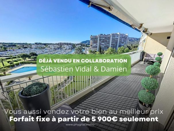 A louer APPARTEMENT T2 50 M2 TERRASSE VUE MER MANDELIEU LA NAPOULE