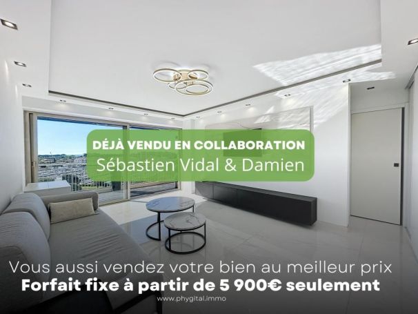 A louer APPARTEMENT T2 50 M2 TERRASSE VUE MER MANDELIEU LA NAPOULE