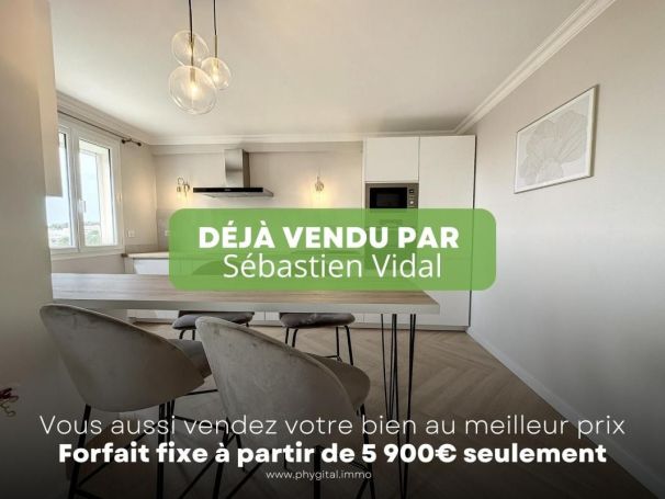 A louer APPARTEMENT T3 58 M2 BORD DE MER ANTIBES